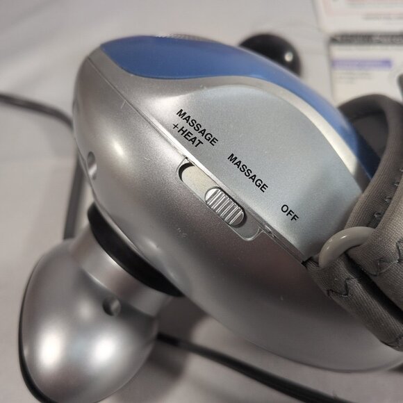 HoMedics MT-PA Palm Percussion Personal Body Heat Massager 3 Head Attachments - Picture 3 of 16